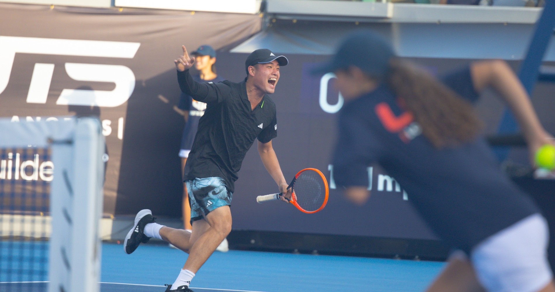 Wu Yibing Entertaining UTS Los Angeles Tennis Majors