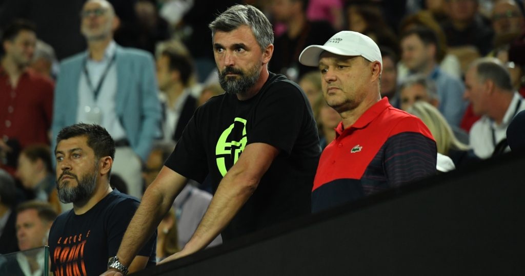 Goran Ivanisevic and Marian Vajda, Novak Djokovic's coaches