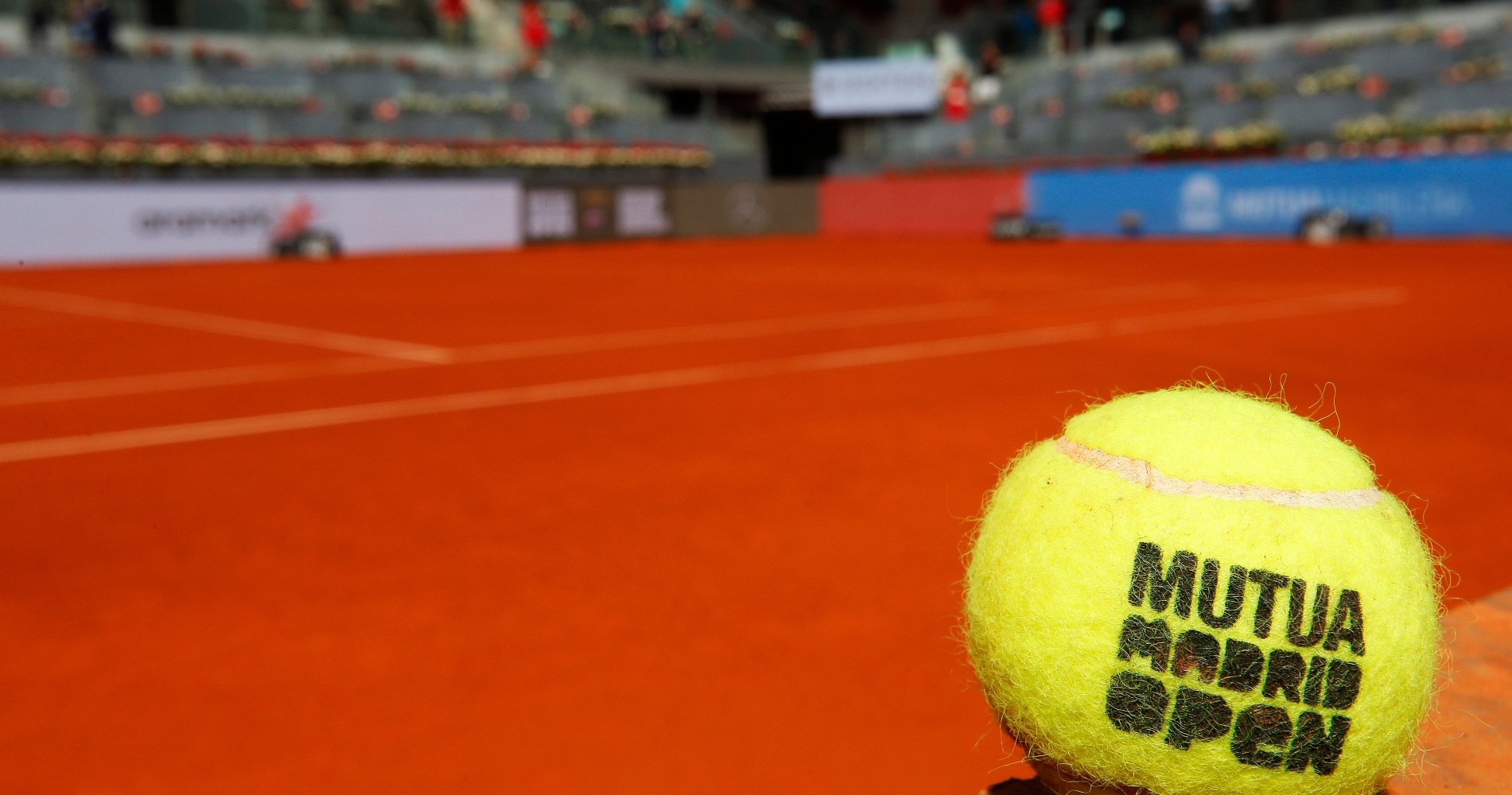 Official ball of Mutua Madrid Open at La Caja Magica on May 07, 2019