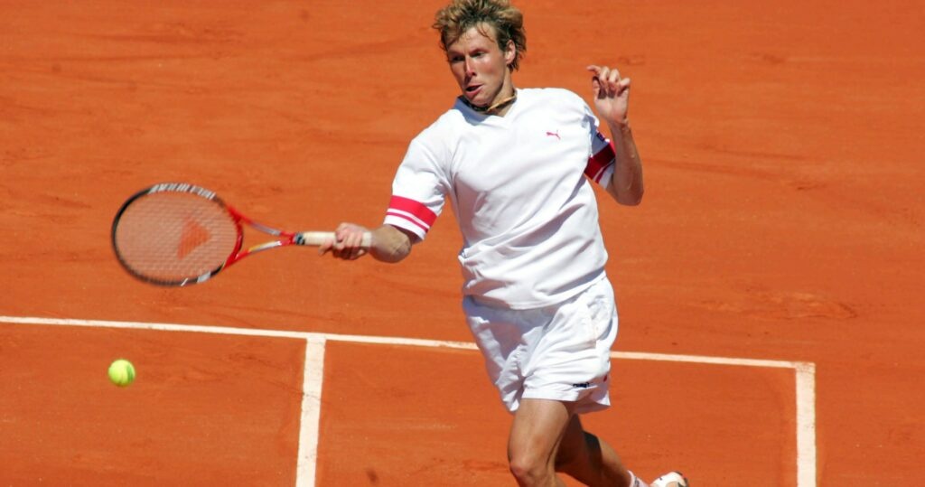 Jérôme Haehnel at Roland-Garros in 2004