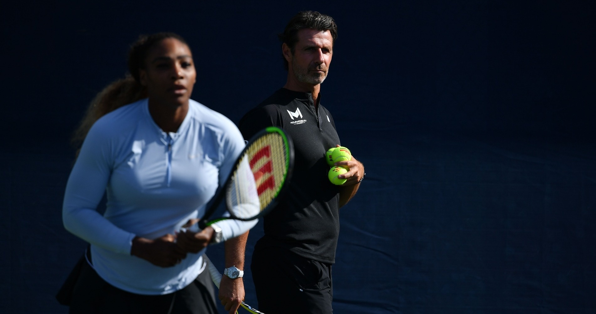 Patrick Mouratoglou and Serena Williams, 2019 US Open