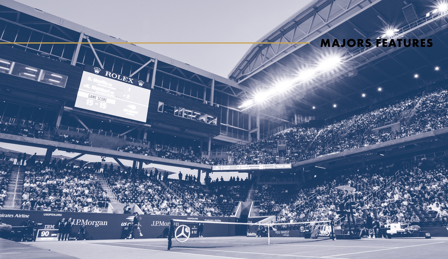 US Open : Features Tennis Majors Scoring Format