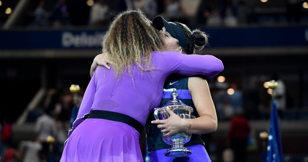 Serena Williams and Bianca Andreescu, US Open, 2019