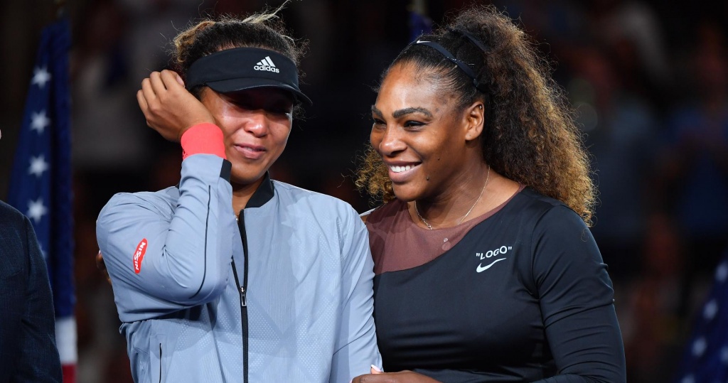 Naomi Osaka and Serena Williams, US Open Final, 2018