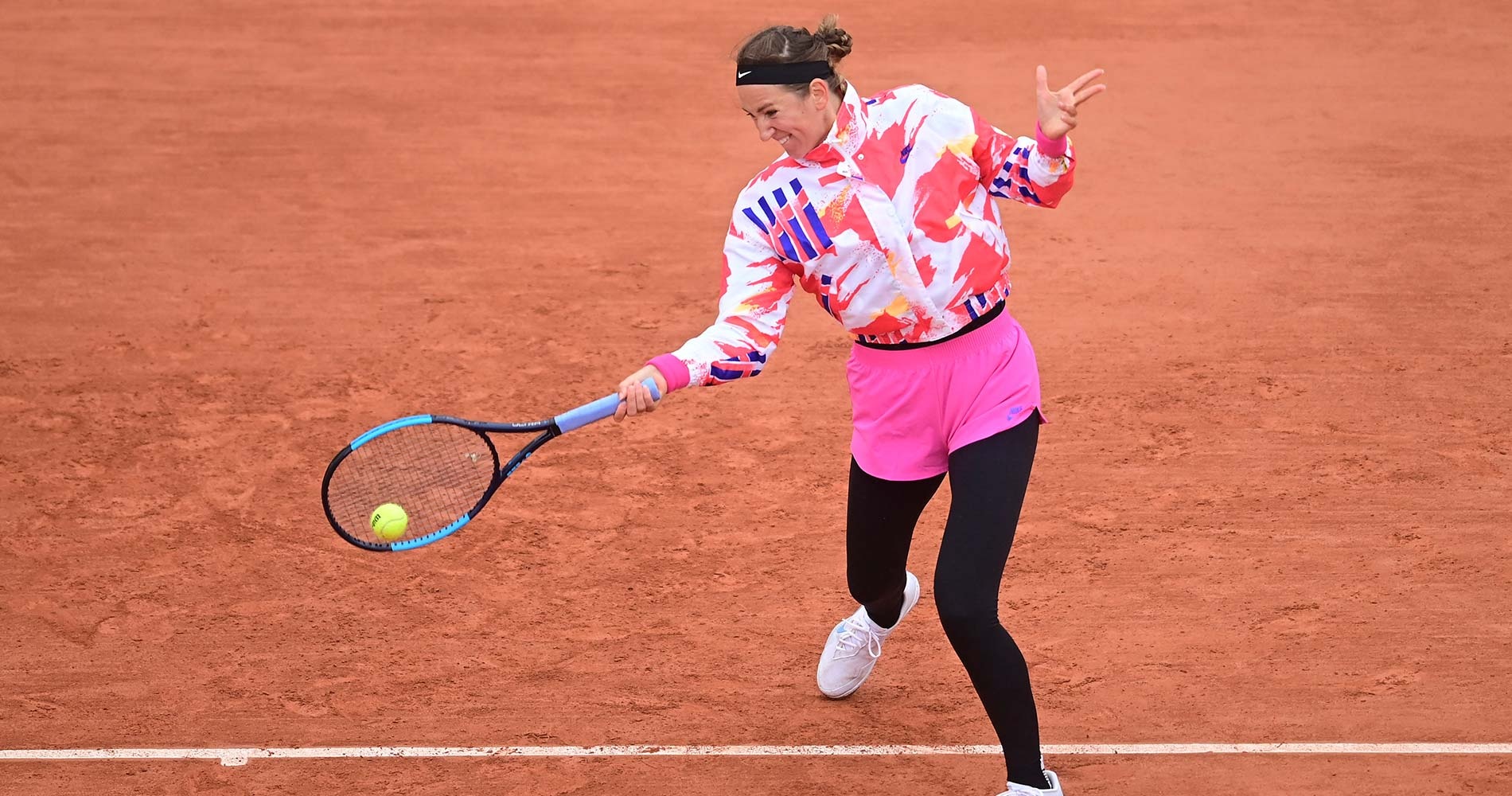 Azarenka at round 1 of Roland-Garros 2020
