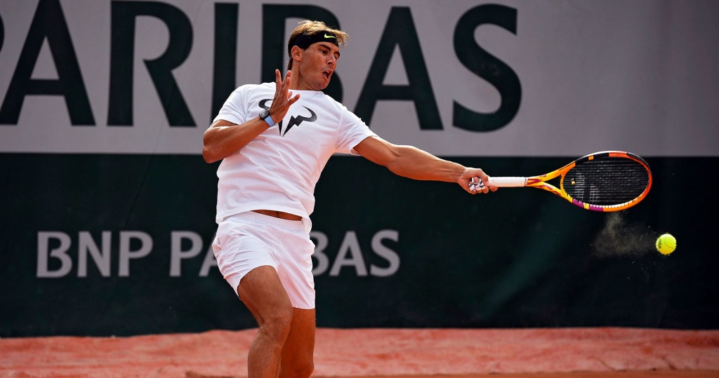 Rafael Nadal practice