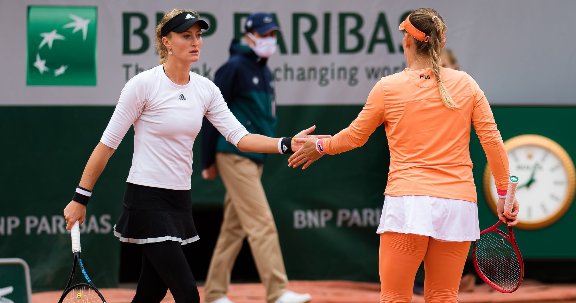Kristina Mladenovic & Timea Babos, 2020 Roland-Garros