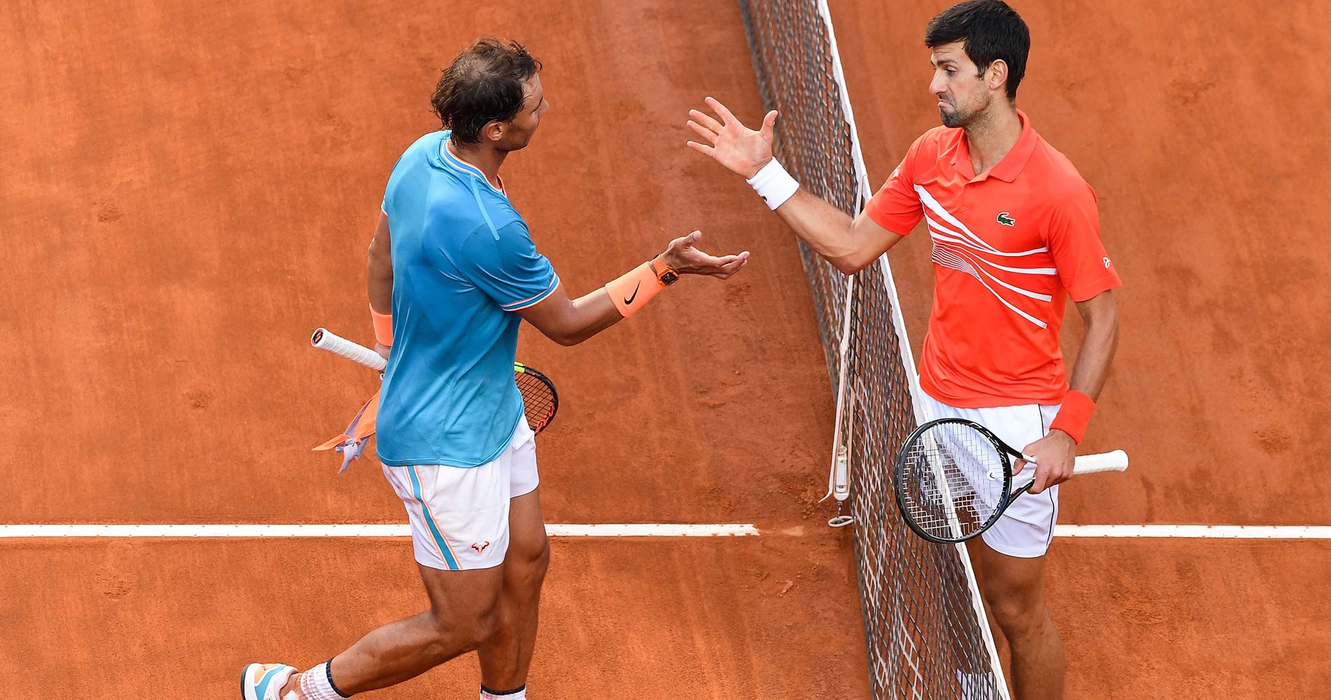 Nadal and Djokovic at Rome 2019