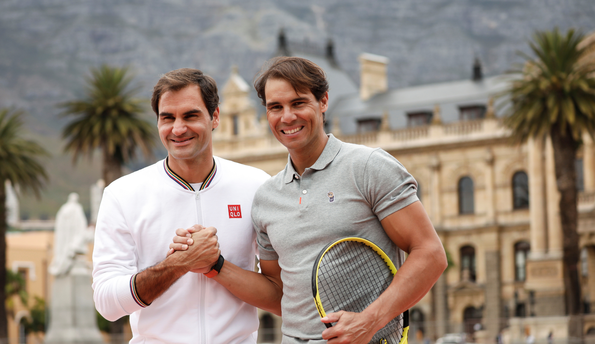 Nadal et Federer - Cape Town 2020