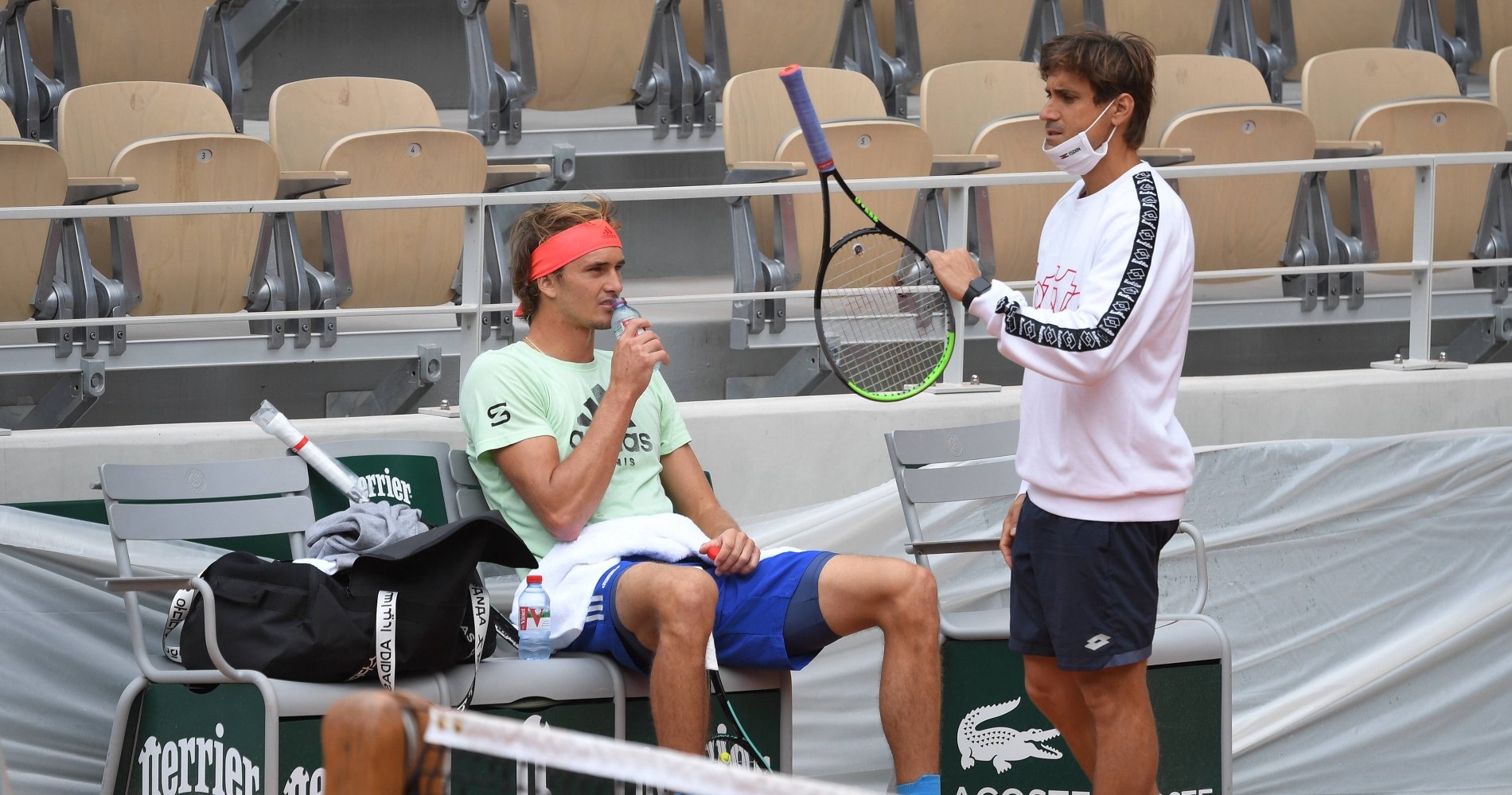 Ferrer and Zverev, Roland-Garros 2020