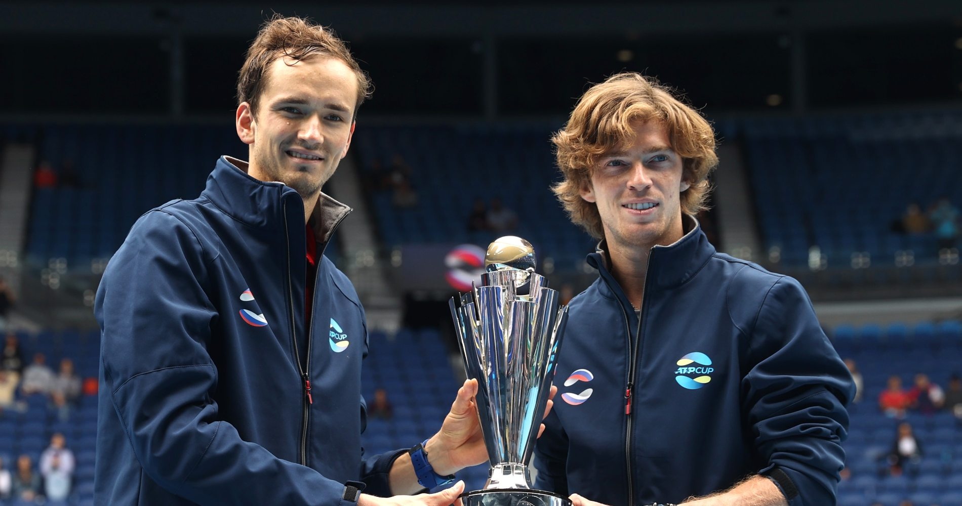Daniil Medvedev and Andrey Rublev, ATP Cup, 2021