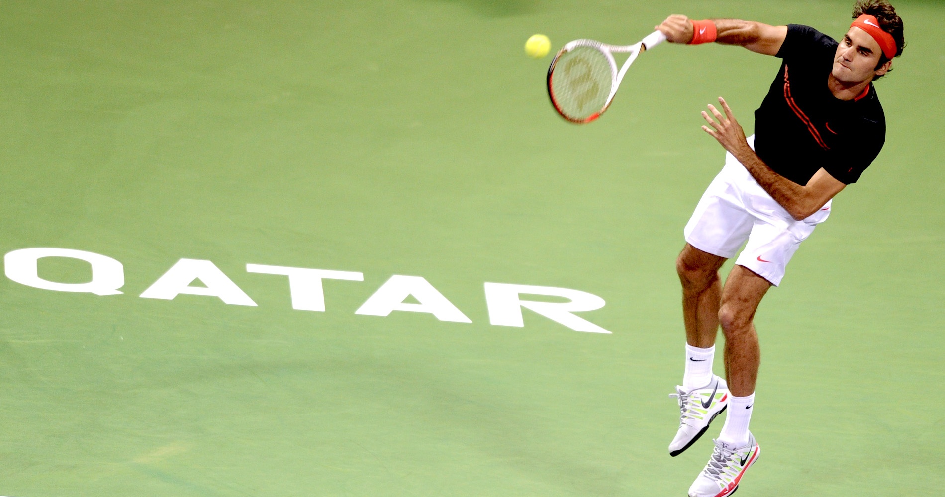 Roger Federer, Doha, 2012