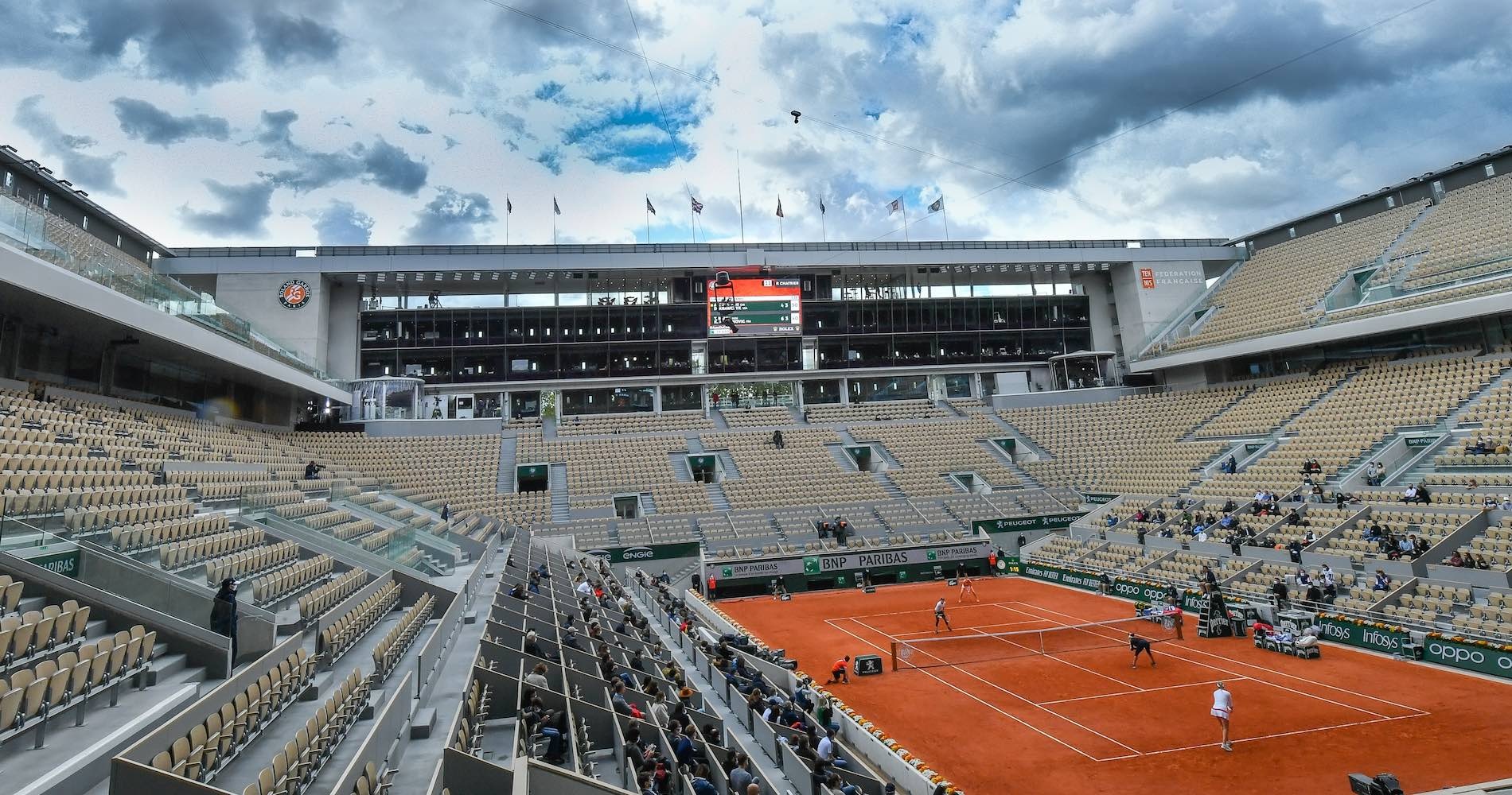 Roland-Garros, court Philippe-Chatrier
