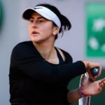 Bianca Andreescu in practice