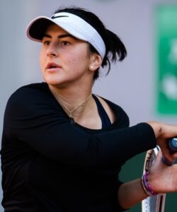 Bianca Andreescu in practice