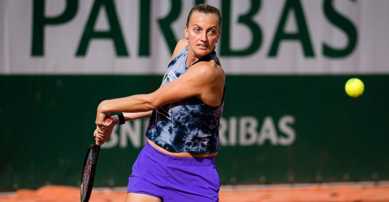 Petra Kvitova, practice, Roland-Garros
