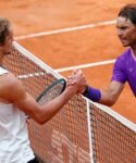 Alexander Zverev and Rafael Nadal at Rome in 2021