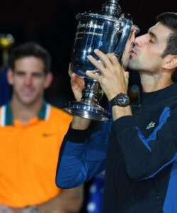 Juan Martin Del Potro et Novak Djokovic, US Open
