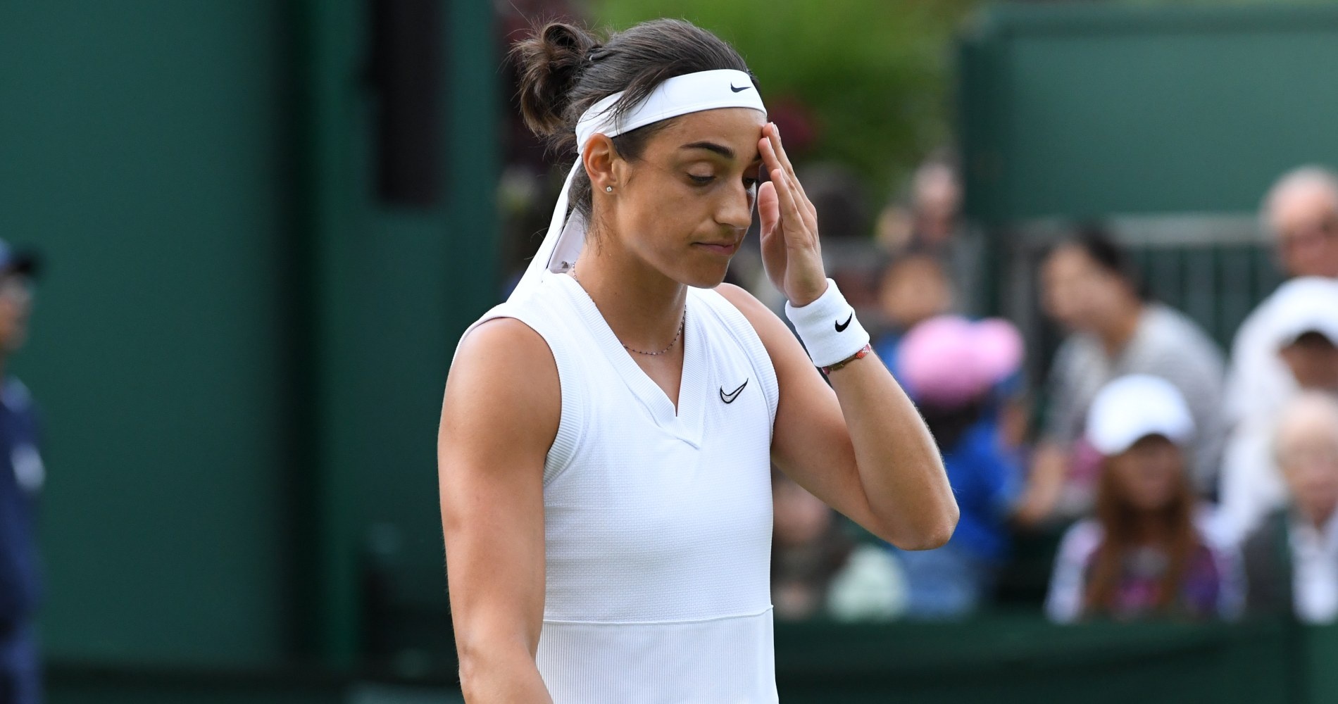 Caroline Garcia at Wimbledon in 2019