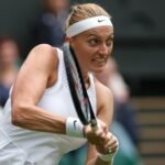 Petra Kvitova at Wimbledon in 2021