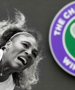 Serena Williams at Wimbledon in 2018
