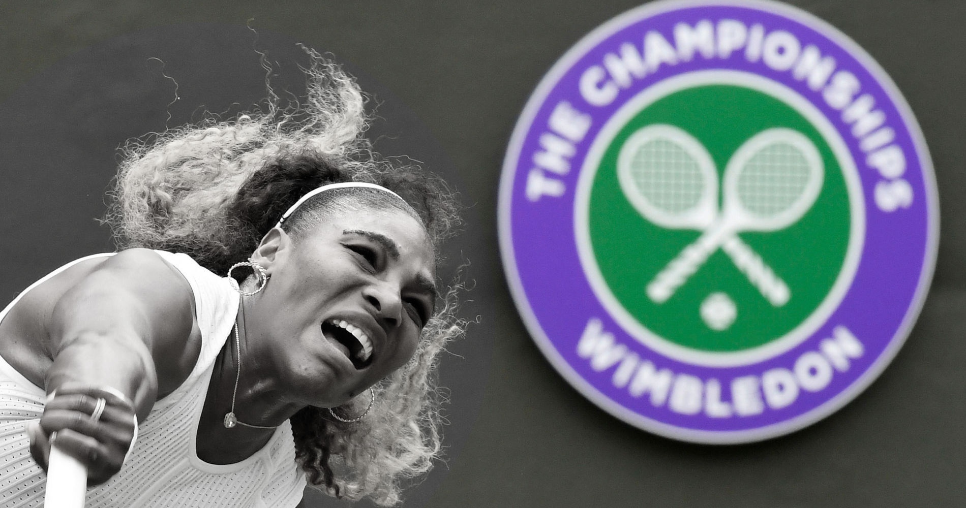 Serena Williams at Wimbledon in 2018