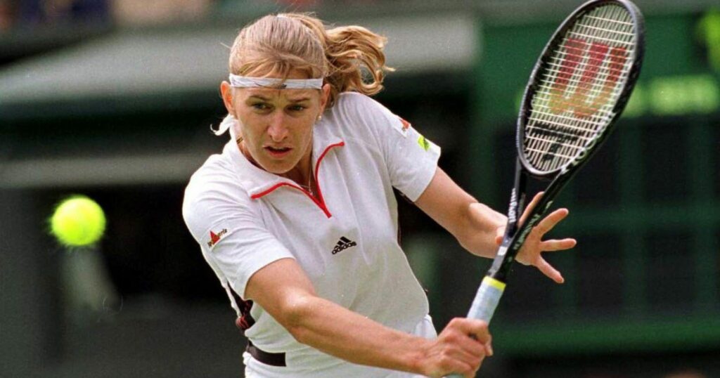 Steffi Graf at Wimbledon in 1998