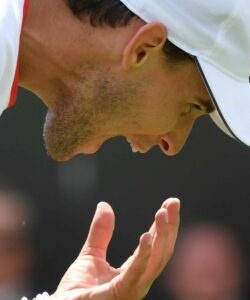 Dominic Thiem at Wimbledon in 2019
