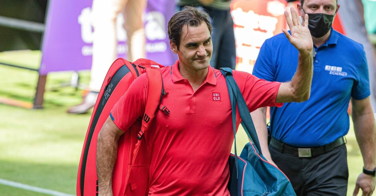 Roger Federer in Halle