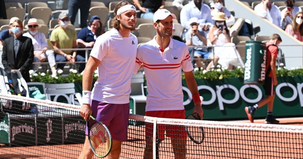 Tsitsipas et Djokovic, Roland-Garros 2021
