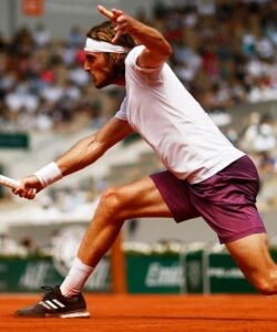 Stefanos Tsitsipas at Roland-Garros in 2021