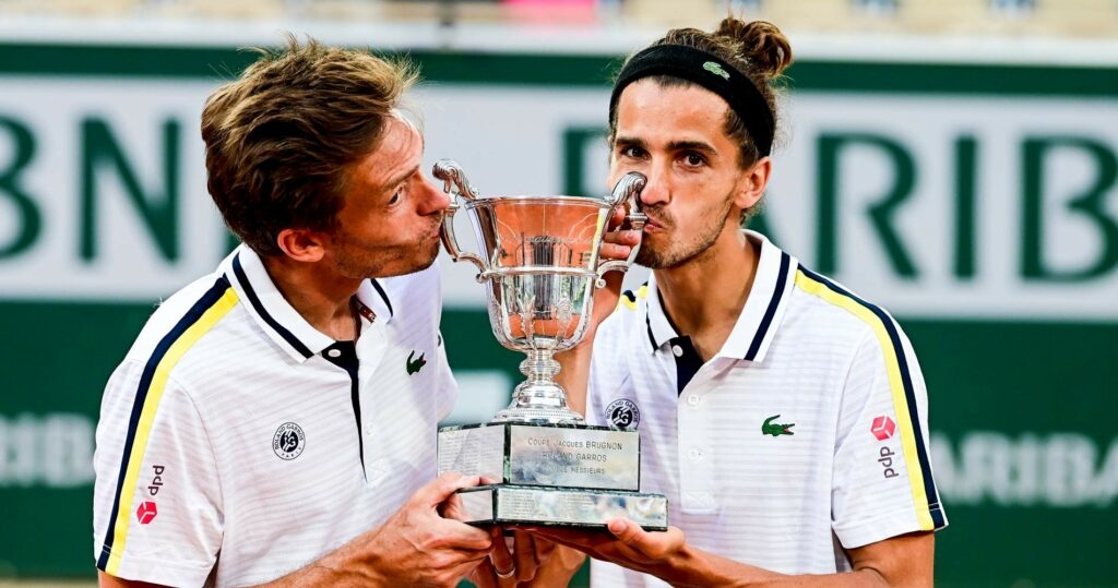 Nicolas Mahut & Pierre-Hugues Herbert at Roland-Garros in 2021