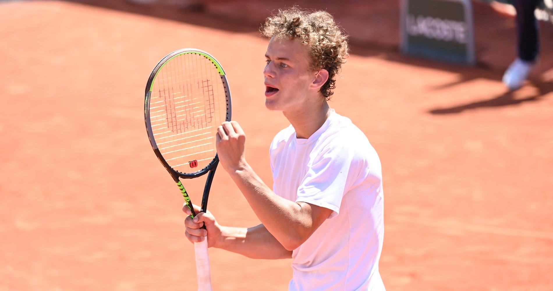 Luca van Assche at Roland-Garros in 2021