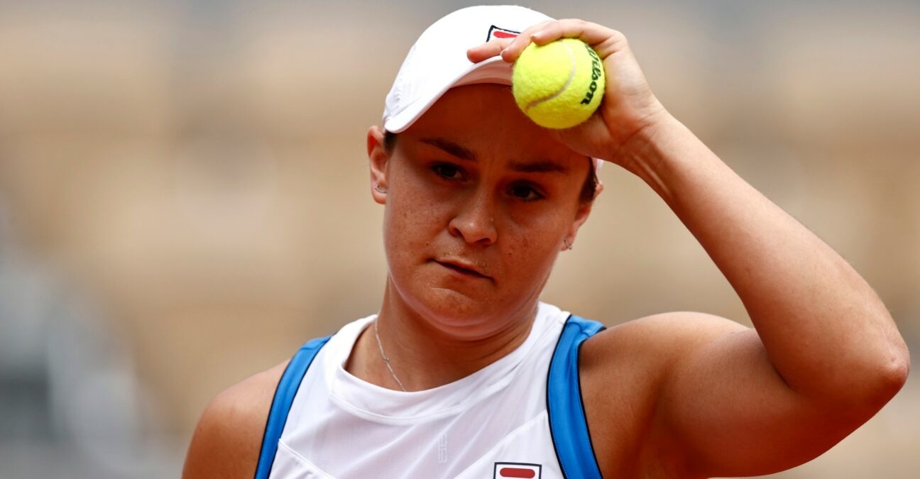 Ashleigh Barty at Roland-Garros in 2021
