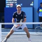 Ariake Tennis Park - Tokyo, Japan - Andy Murray of Britain and Joe Salisbury of Britain in action