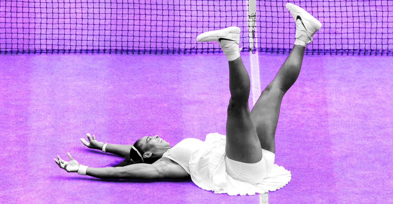 Serena Williams à Wimbledon en 2016, OTD