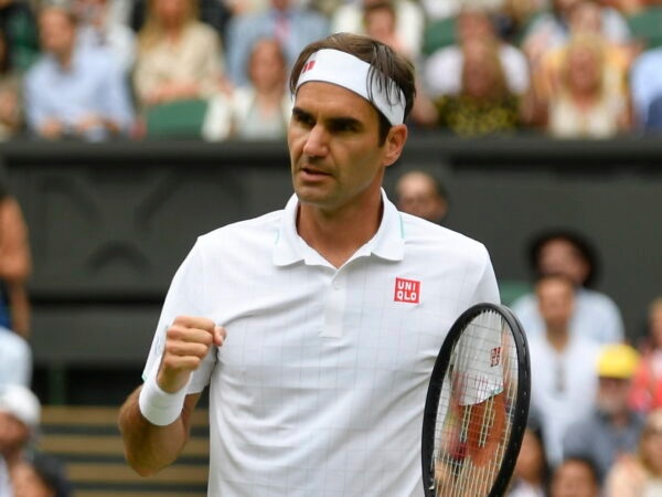 Roger Federer face à Cameron Norrie au troisième tour de Wimbledon 2021