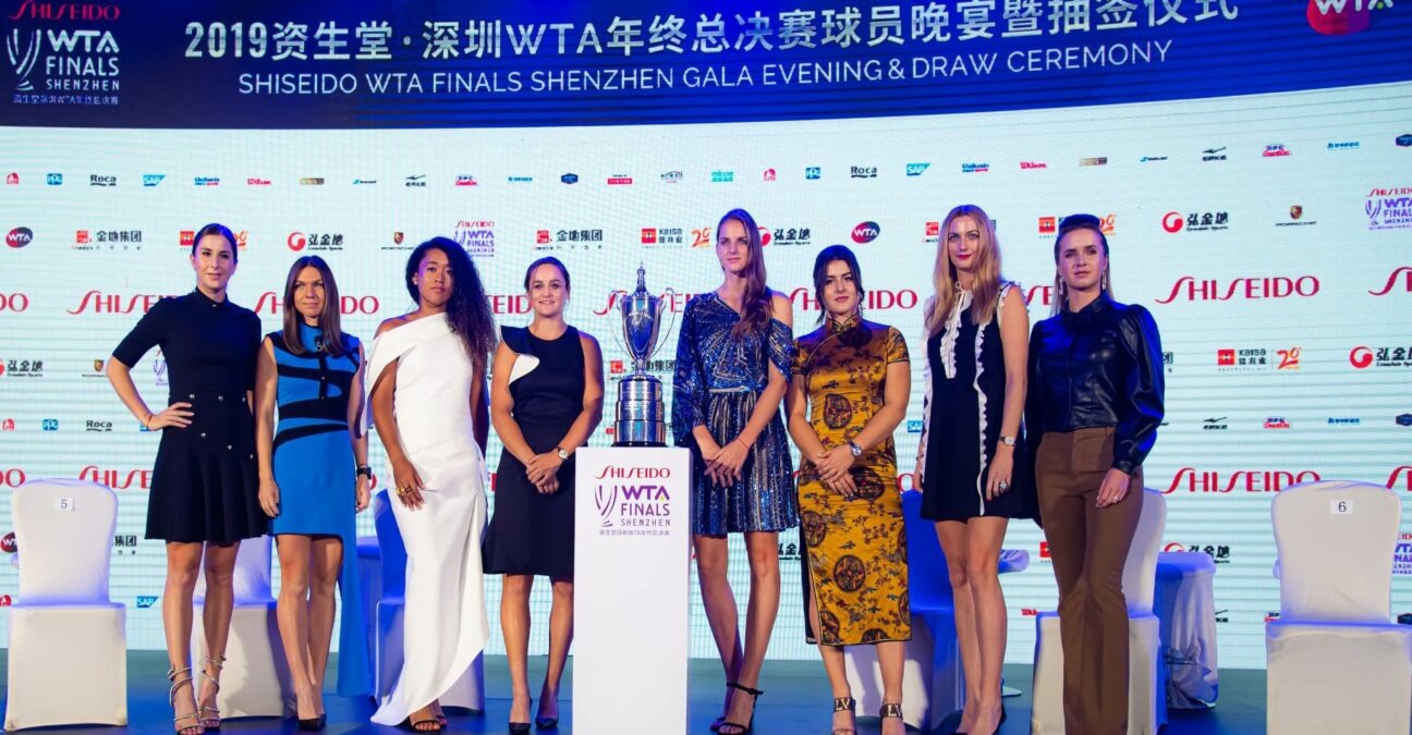 WTA Finals at Shenzhen in 2019