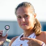 Daria Kasatkina of Russia during practice of the 2021 Western & Southern Open WTA 1000 tennis tournament