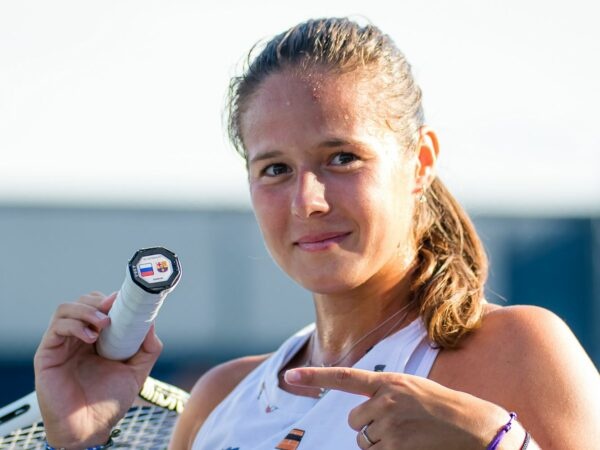 Daria Kasatkina of Russia during practice of the 2021 Western & Southern Open WTA 1000 tennis tournament