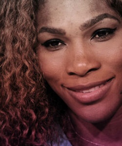 Serena Williams, stylized portrait for her 40th birthday