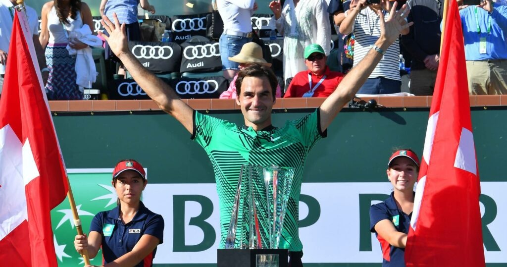 Roger Federer, 2017 Indian Wells champion