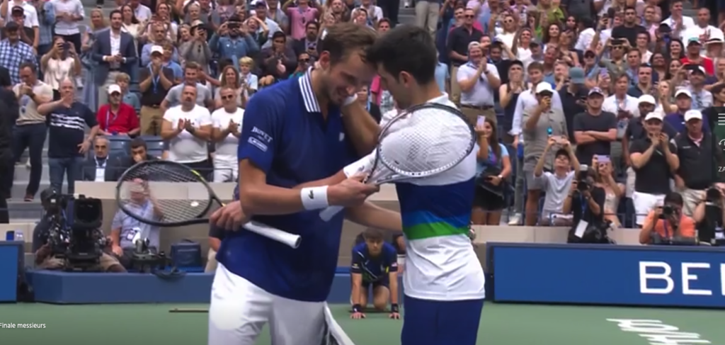 Novak Djokovic and Daniil Medvedev