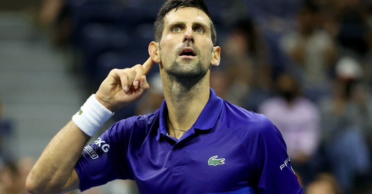 Novak Djokovic, still on course for making history.