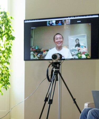 International Olympic Committee (IOC) President Thomas Bach has a virtual discussion with Chinese tennis player Peng Shuai in Lausanne, Switzerland,