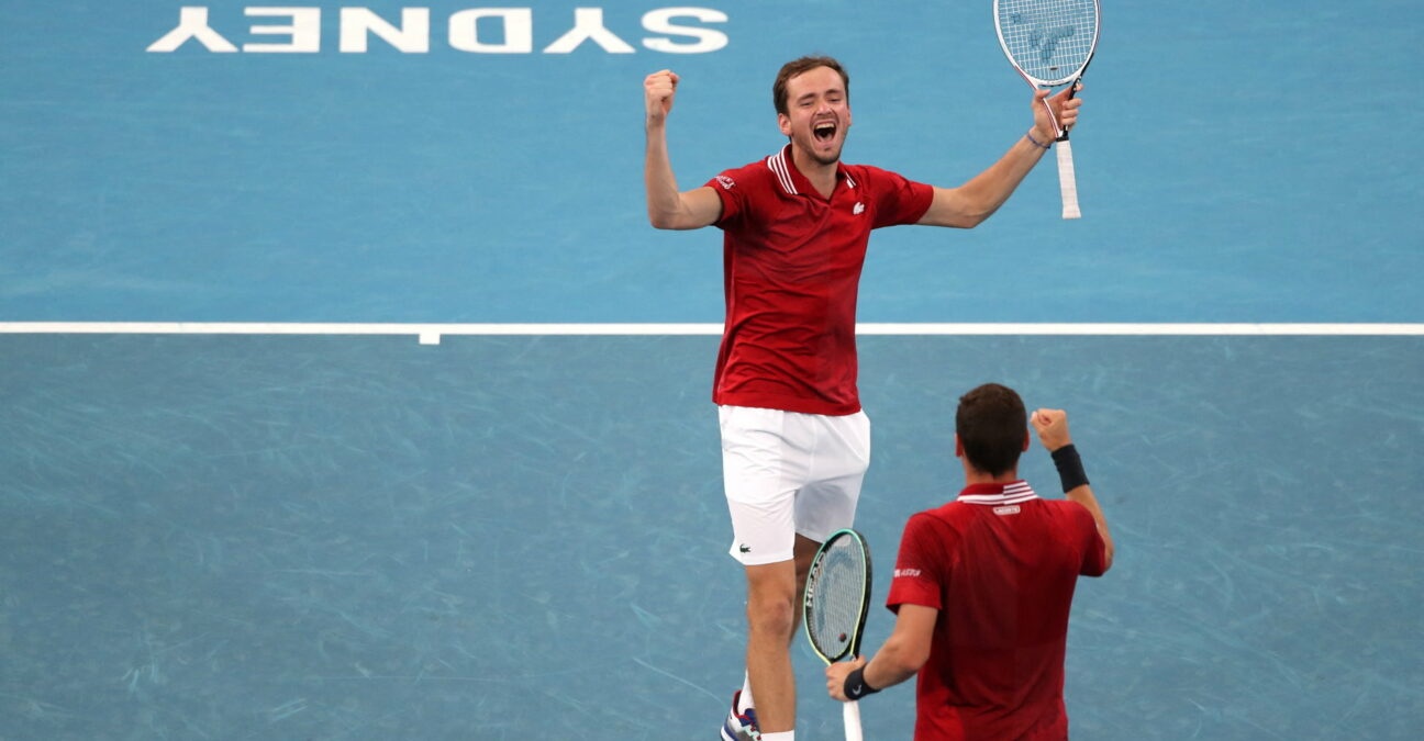 Dannil Medvedev et Roman Safiullin, ATP Cup 2022