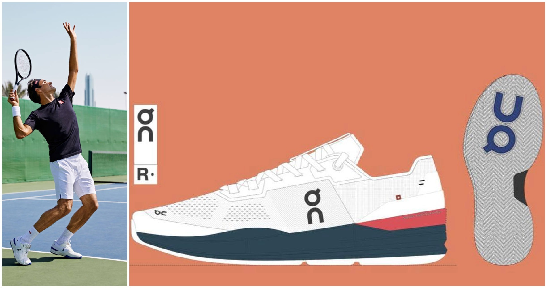 in spite of Cater bay Tennis: On Running launches first tennis shoe, co-created with Federer