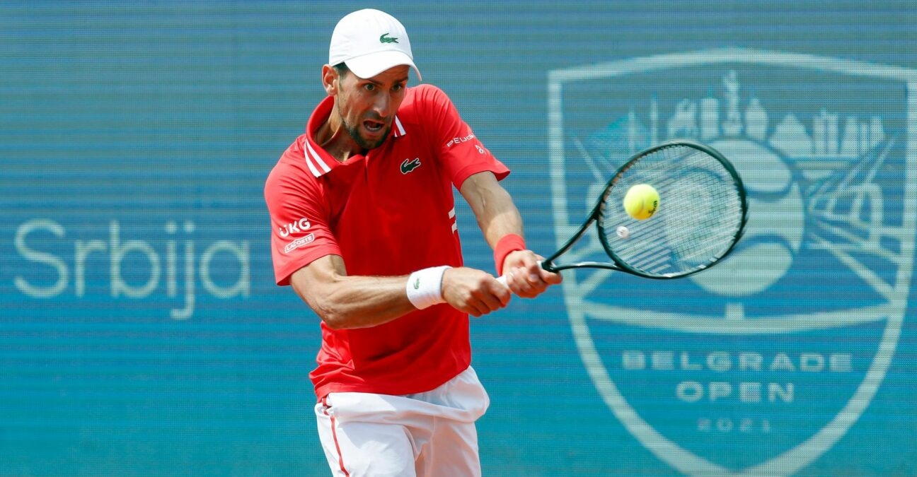 Serbia's Novak Djokovic at the ATP 250 Belgrade Open