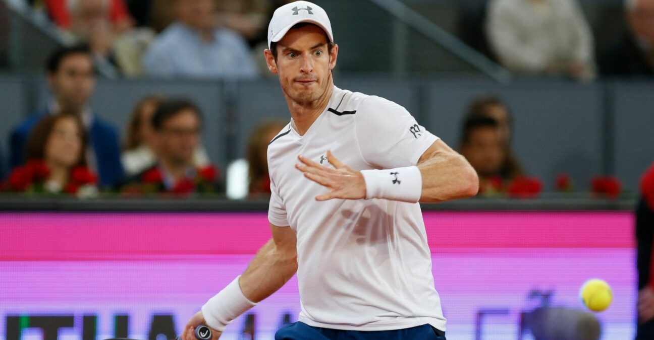 Andy Murray at the Madrid Open in 2017