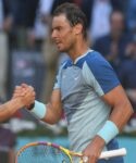 Nadal and Alcaraz handshake Madrid